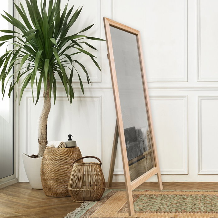 Hanah Home Espejo Cheval Natural 45 x 145 cm